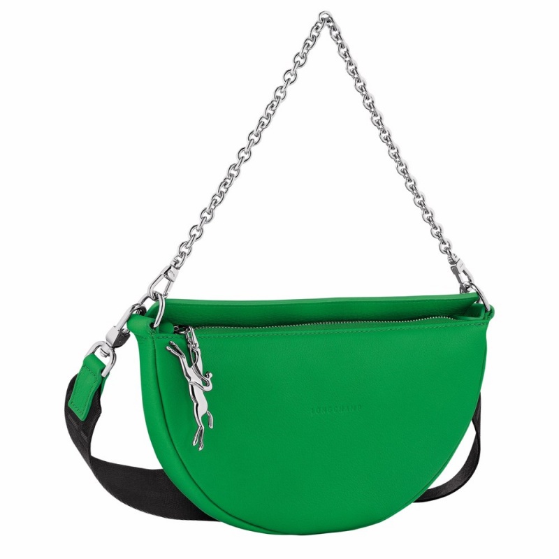 Green Longchamp Smile S Crossbody Bags Women's Shoulder Bags